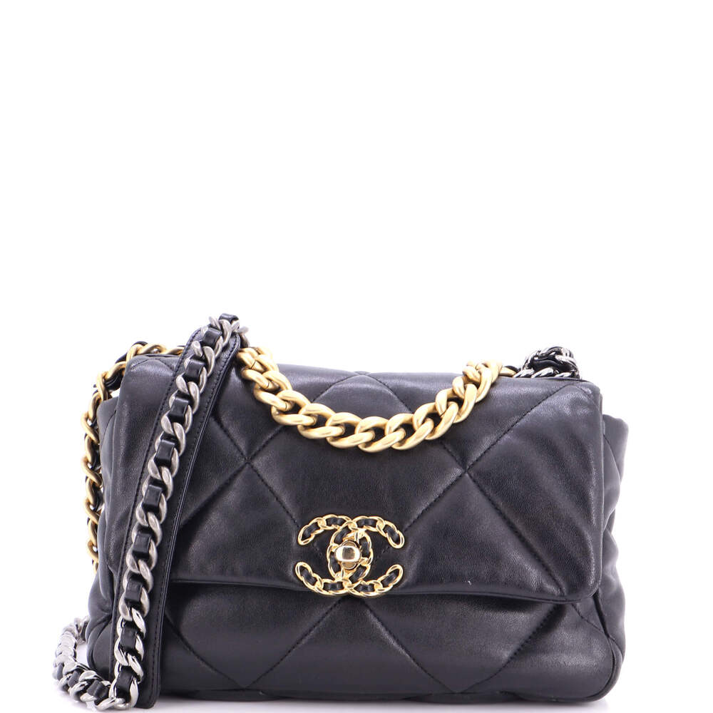 Chanel 19 Flap Bag Quilted Leather #301724C49B
